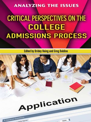 cover image of Critical Perspectives on the College Admissions Process